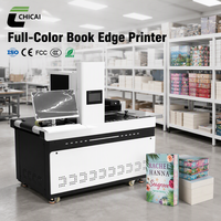 Machine d'impression numérique haute vitesse Chicai pour les bords des livres, tête d'impression A3 CMYK, impression directe sur le bord, Impresora De Borde De Libros