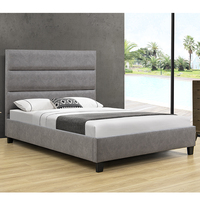 Willsoon Moderne Taille Unique Lin Bois Massif Velours Rembourré Lit Doux Designer Tête de Lit En Cuir Salon Chambre Utilisation
