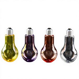 Bulb Hot Selling Toys Slime <b>Plastic</b> Containers <b>Putty</b> Toy Slime Jars Transparent 200ml Capacity - Product Image 1