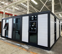 Nouvelle maison conteneur préfabriquée avec toit, pod de bureau préfabriqué, maison moderne extensible à bas prix à vendre