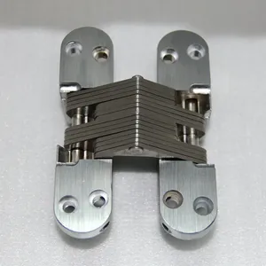 Bisagras de puerta ocultas invisibles ocultas de aleación de zinc <span class=keywords><strong>Bisagra</strong></span> <span class=keywords><strong>oculta</strong></span> <span class=keywords><strong>Soss</strong></span> Cross para puertas al ras - Product Image 6