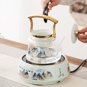 Réchaud électrique intelligent en céramique Réchaud électrique multifonctionnel à ondes lumineuses 2200W - Product Image 2