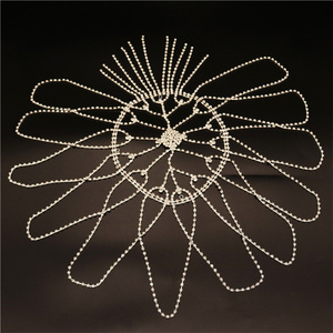 Diseñador mujeres niñas novia exótica <span class=keywords><strong>Cleopatra</strong></span> con cuentas danza del vientre cabeza sombrero accesorio para el cabello tocado para fiesta boda mostrando - Product Image 4