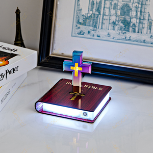 Regalos Religiosos del Fabricante Original, Cruz Magnética Flotante con Cambio de Color RGB para el Hogar, Artículos para la Pascua - Product Image 2
