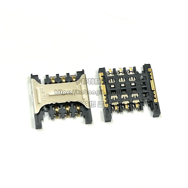 MUP-C790 Plug-and-pull MICRO SIM Medium Card 6P Drawer-type SIM Mobile Phone Card Slot