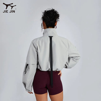 Manteau léger et imperméable pour la randonnée en plein air avec fermeture éclair du fabricant JIEJIN manteau Softshell pour femmes