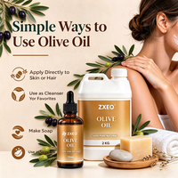 Huile d'olive 1kg 5kg 25kg en fût, petite bouteille personnalisée, OEM, marque privée, pressée à froid, huile de support pour massage, soins de la peau, cheveux, fabrication de savon