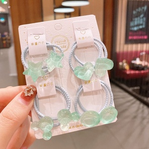 Set di 8 fasce per capelli a stella di cartone animato trasparente in gelatina pz/set acrilico <span class=keywords><strong>accessori</strong></span> per bambini - Product Image 5