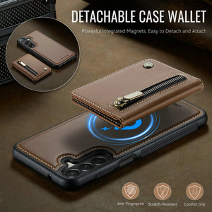 Étui pour cartes de crédit <span class=keywords><strong>CaseMe</strong></span> pour Samsung Galaxy A37 avec recharge sans fil rapide, étui portefeuille en PU pour Samsung A37 A57 A27 - Product Image 2