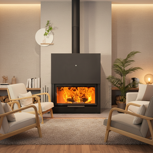 <span class=keywords><strong>Cheminée</strong></span> autoportante en acier <span class=keywords><strong>de</strong></span> style européen pour salon <span class=keywords><strong>de</strong></span> villa, pour chauffage au bois - Product Image 1