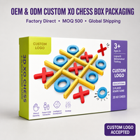 Boîte d'échecs personnalisée avec impression de jeu de société, emballage de jeu éducatif pour enfants, vente en gros OEM ODM avec logo personnalisé