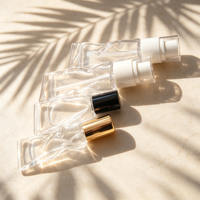 Nuevo Envase Transparente de PETG de 30 ml con Forma Especial, Botella Vacía para Suero y Loción, Botella Recargable para Base Líquida y Protector Solar
