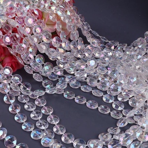 Hot Popular 30 M/cuộn 10MM Óng Ánh Acrylic AB Màu Hạt Strand Dòng Chuỗi Giáng Sinh Đảng Kim Cương Crystal Garland Chuỗi - Product Image 2