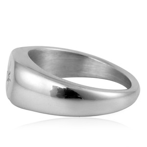 Yunnique Anillo de estrella de seis puntas a la moda para mujer, color acero, con engaste de púas, joyería de regalo - Product Image 4