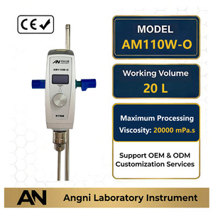 Agitatore Digitale a Soffitto AM110W-O 20L con Motore Brushless, Miscelatore da Laboratorio a Braccio, Velocità Costante Elettronica per Miscelazione Liquidi - Product Image 1