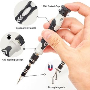 140-in-1 Precision Magnetic Chrome Vanadium Steel <b>Screwdriver</b> Set DIY Multi-Purpose OEM Electronics Repair Tool Kit Case Watch - Product Image 3