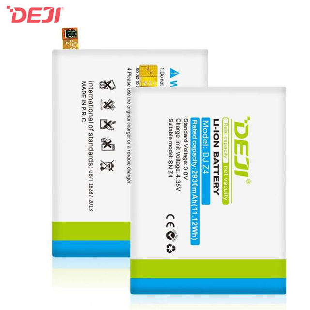 DEJI OEM Replacement CE Certified Battery Mobile Phone Battery for Sony Z4 LIS1579ERPC E6533 Z3 PLUS E5563