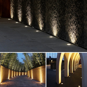 IP67 עמיד למים RGB LED 6000K זרקור חיצוני 6W מנורת רצפה שקועה מנורת רצפה מנורת זכוכית נירוסטה תאורת גן חצר סיפון - Product Image 6