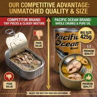 Maquereau Halal Premium 425g en conserve à l'huile, délai de production rapide, support OEM, maquereau pour stockage alimentaire d'urgence