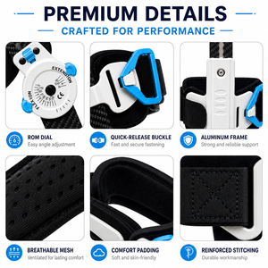 Protections de genou et de cheville personnalisées en gros, fixateurs médicaux pour adultes - Product Image 5