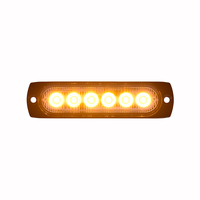 4,4 Zoll Rechteckige LED-Notfall-Blitzleuchte Anhänger-LKW-Blitz-/Blinklampe SAE/DOT/FMVSS108-konform