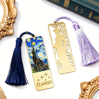 Marque-page en métal de luxe au design créatif et unique, idéal pour les cadeaux promotionnels d'écoles de mode ou les cadeaux d'entreprise.