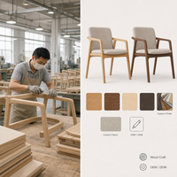 Chaise d'invité avec structure en bois pour réception de bureau