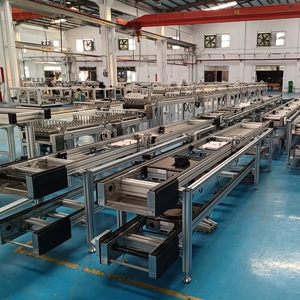 OEM Stainless Steel Belt Free Flow Conveyor for Assembly Line Modular Workbench 20m/min Speed Multi-Voltage (110V-415V) - Product Image 5