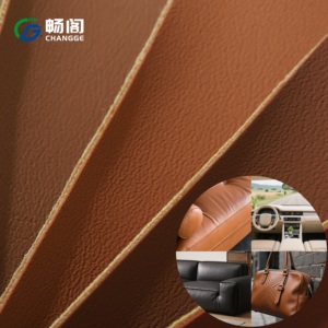 Cuero artificial tela de silicona automóvil sintético permanente cuero antiincrustante para asientos paneles de puerta - Product Image 1