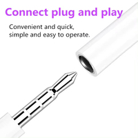 USB-C 3,5-mm-Aux-Audio-Buchsenadapter Typ-C-Anschlüsse für Telefon-und Kopfhörer Generationeller AC-Ausgangs lade adapter