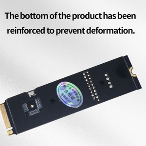 Carte d'extension d'interface TISHRIC M.2 PCIe vers <span class=keywords><strong>USB3</strong></span> Type-E & C 19/20P avec contrôleur principal UPD720201 M.2 MKey pour ordinateur - Product Image 4