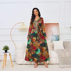 Nouveaux turbans élégants en <span class=keywords><strong>laine</strong></span> et <span class=keywords><strong>maille</strong></span>, style islamique arabe traditionnel de Dubaï, brodés, grande coupe ample, sans manches, pour le printemps, style moyen-oriental musulman - Product Image 1