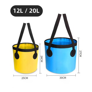 Foldable Portable <strong>Water</strong> <strong>Container</strong> Wholesale 12L 20L Camping Fishing Outdoor Activities Collapsible <strong>Water</strong> Bucket with Handle - Product Image 4