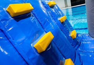 Parcours d'obstacles gonflable super amusant pour <span class=keywords><strong>piscine</strong></span> d'été, grande structure mobile de parc aquatique, avec toboggans et escalades - Product Image 6