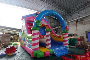 Glissière d'eau gonflable extérieure avec la petite piscine pour des enfants, glissière gonflable gonflable - Product Image 5