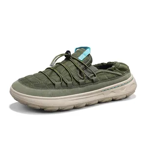 Mô hình mới 2024 handmade đàn hồi dệt giày cho nam giới dễ dàng mặc đi bộ Slip-On sneaker thời trang giản dị chất lượng cao QUẢNG CHÂU