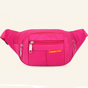 Vente en gros de sacs banane décontractés personnalisés pour hommes et femmes avec sangle en nylon réglable et fermeture à glissière étanche pour les sports de plein air sac de taille avec logo - Product Image 6