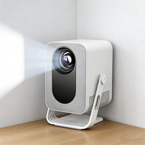 Projecteur pour usage domestique, petit modèle, <span class=keywords><strong>18</strong></span> 000 LM, 720p, <span class=keywords><strong>270</strong></span> °   Mini projecteur rotatif compatible 4K, lecteur vidéo pour appareils iOS/Android/PC/DVD/PS - Product Image 2