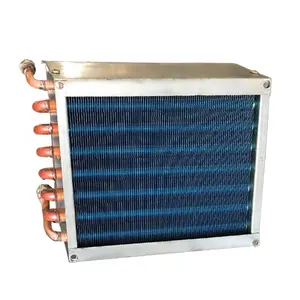 2024 Refrigerator Microchannel Commercial water coil manufacturers radiators finned copper tube fin Wine Cooler Condenser