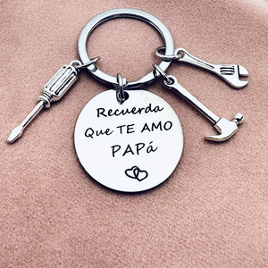 Father's Day Key Ring <strong>Sweet</strong> Key Chains DIY Jewelry <strong>Gifts</strong> - Product Image 2