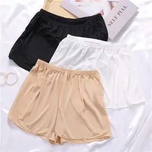 FINETOO Hot Women Ice Silk Sicherheits shorts Hosen Nahtlose Höschen mit hoher Taille Bequeme Boy shorts Hosen Mädchen Abnehmen Unterwäsche