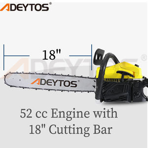 ADEYTOS alta eficiencia 2 tiempos 5200 5800 gasolina motosierra carpintería registro gasolina Sierra herramientas de jardín - Product Image 4
