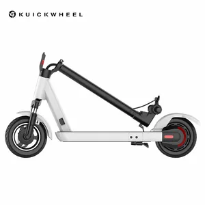 2021 Kuickwheel S1-C 프로 성인 접이식 전기 킥 스쿠터 500W 고출력 NFC 잠금 해제 화이트