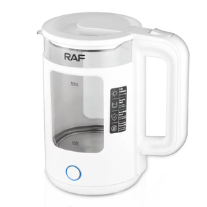 High Quality Healthy Material 360 Cordless Thermostatic Glass Body Electric Kettle With Blue Ring Light Bpa Free Interior - Product Image 3
