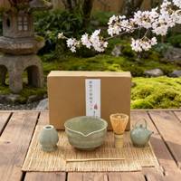 Ensemble de fouets à matcha personnalisé, style japonais, en céramique, avec bol à matcha et fouet, pour le café et le thé, cadeau
