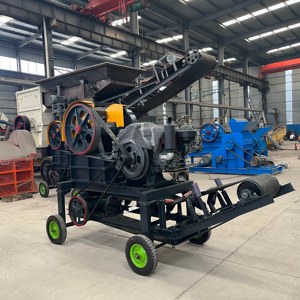 Щековая дробилка 1200x1500 в продаже, щековая дробилка 400x600 с электродвигателем, портативная горнодобывающая машина - Product Image 4