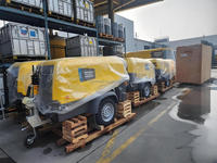 Atlas Copco XAS88 compresseur d'air à vis pour moteur diesel portable mobile 7bar 100psi 175cfm 5m ³/min Construction minière Travaux extérieurs
