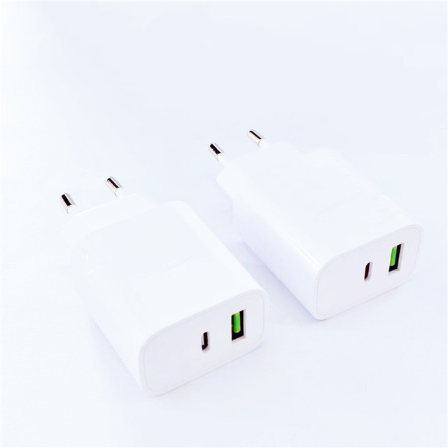 Power Supply 5V 3A 9V 2.22A 12V 1.67A USB-C Type-C Fast Charger 18W PD 2.0 Fireproof Wall Plug Charger Head