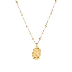 2024 New Style High-End <b>Titanium</b> Steel Clavicle <b>Chain</b> Necklace Retro European American Fashion Light Luxury Color-Free - Product Image 4