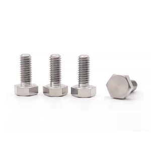 สลักเกลียวหกเหลี่ยมไทเทเนียมแบบกำหนดเอง M8x40 มม. M12 M14 M16 DIN933 พร้อมน็อต - Product Image 4